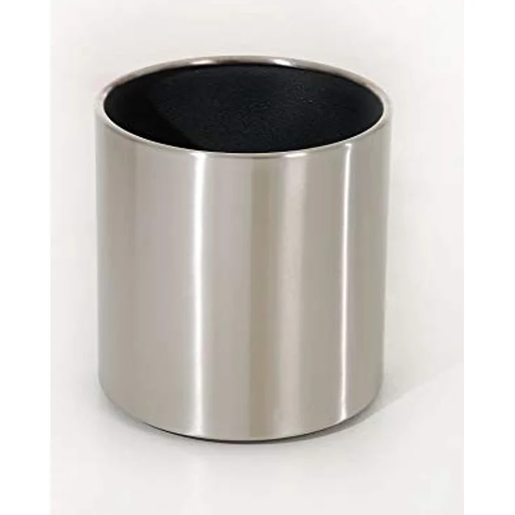 VIVANNO Pflanzkübel Blumenkübel Pflanzgefäß Rollen Edelstahl New Rondo - 40 x 40 cm – Bild 3