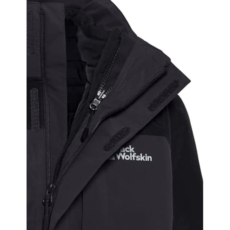 "Jack Wolfskin 3-in-1-Funktionsjacke ROMBERG 3IN1 JKT M, wasserdicht, winddicht, atmungsaktiv, TEXAPORE CORE, PRIMALOFT BLACK RISE, nachhaltig, blau" – Bild 3
