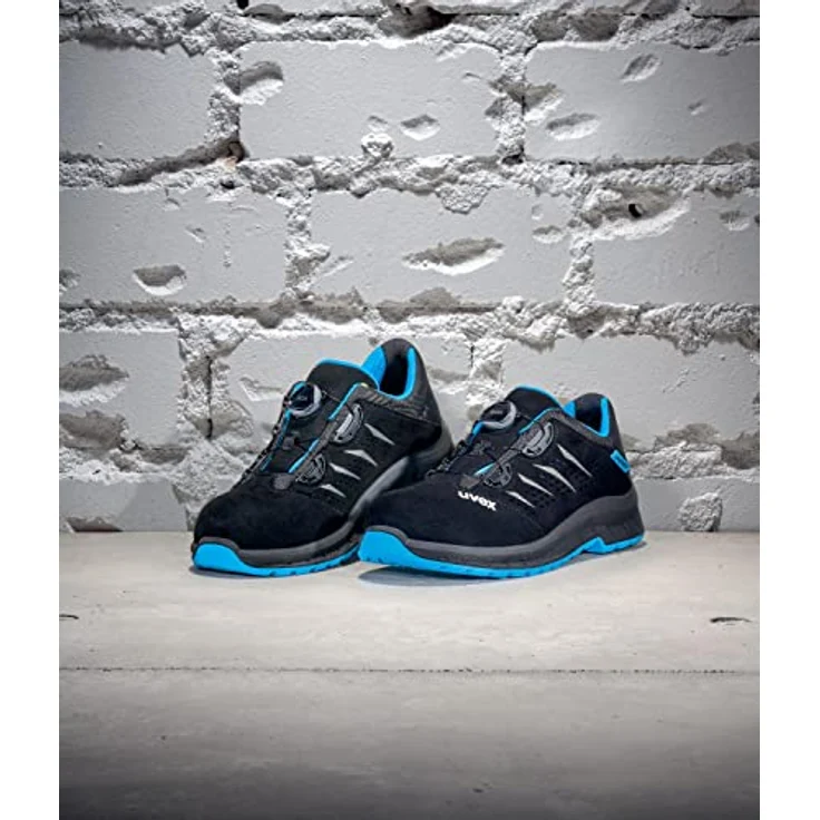 Uvex 2 trend Halbschuhe S1P blau, schwarz Weite 11 Gr. 36 - Sicherheitshalbschuh mit Boa® Fit System und ESD-Schutz – Bild 8