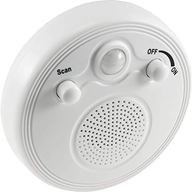 ChiliTec Radio mit Bewegungsmelder 360° Sensor Batteriebetrieb Weiß – Bild 5