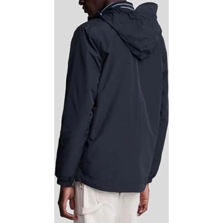 Lyle and Scott Zip Through Kapuzenjacke Herren, blau, XL, strapazierfähiger Materialmix, seitliche Eingrifftaschen, elastische Ärmelbündchen – Bild 2