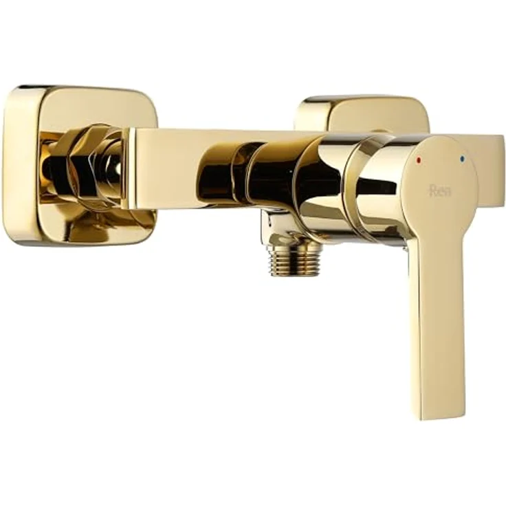 Rea ARGUS GOLD Duscharmatur, Messing, Einhebel, heiß und kalt, verstellbar (Gold) – Bild 4