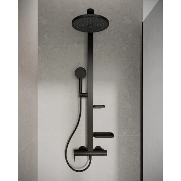 Ideal Standard Duschsystem Ceraflow Alu+, 111.30 cm, Multifunktionsbrause mit Click-Technologie, aus 84% recyceltem Aluminium, chrom-, blei- und nickelfrei – Bild 6