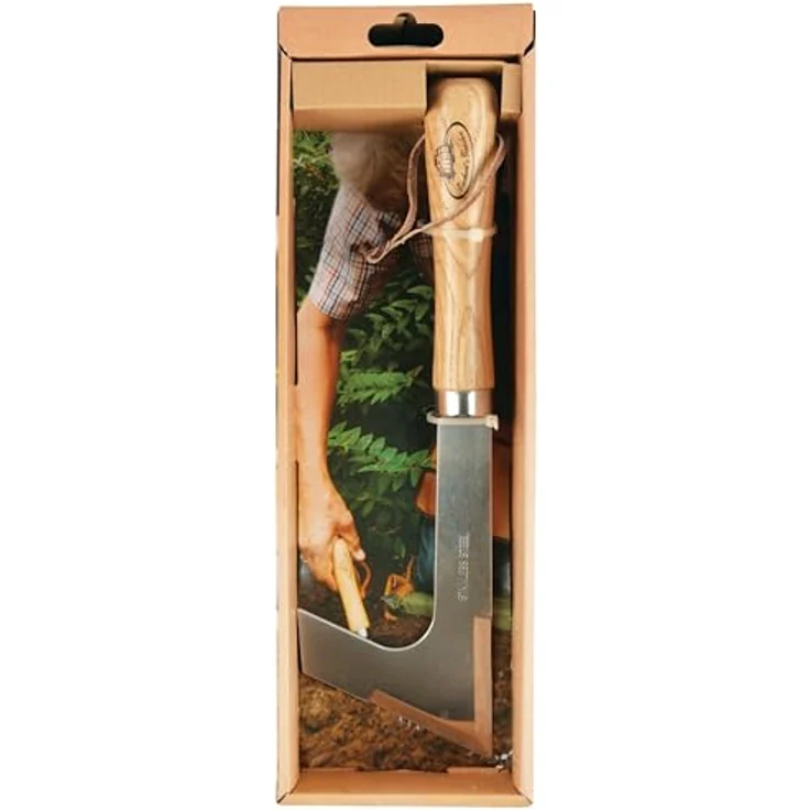 Esschert Design Fugenkratzer Garten Unkrautstecher Edelstahl Holz – Bild 3