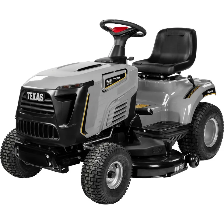 Texas Rasentraktor Premium TTS108H, 108 cm Schnittbreite, 452 cc Motor, hydrostatisches Getriebe, Mulching-Funktion, Elektrostart mit Schlüssel