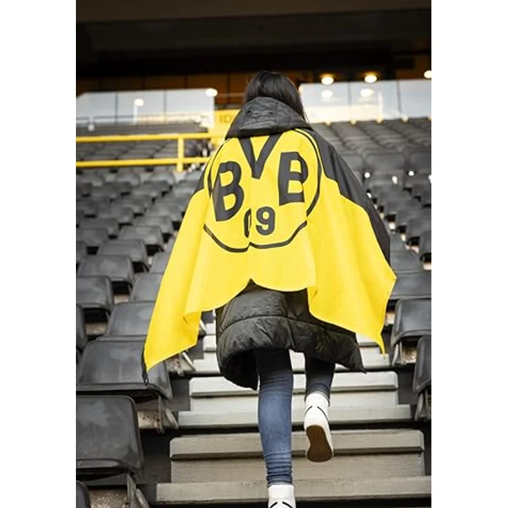 Borussia Dortmund, BVB-Hissfahne, Schwarz-gelb, 150x100cm – Bild 8