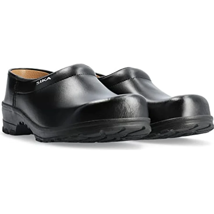 Sika Clog 125 Comfort, rutschhemmender Arbeitsschuh aus Permair® Leder, schwarz, Größe 46 – Bild 6