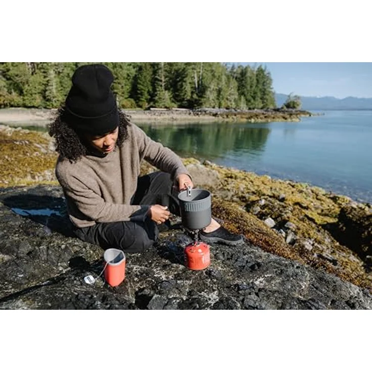 Msr PocketRocket Deluxe, Campingkocher-Set für zwei Personen mit 1,2-Liter-Topf und Push-Start-Zündung, ultraleicht – Bild 5