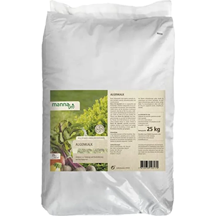 Manna Bio Algenkalk 25 kg für ca. 250 m²