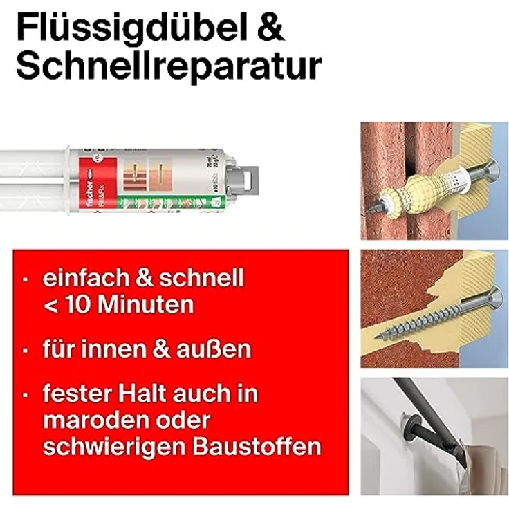 fischer Flüssigdübel Fill & Fix - Preisvergleich – Bild 2