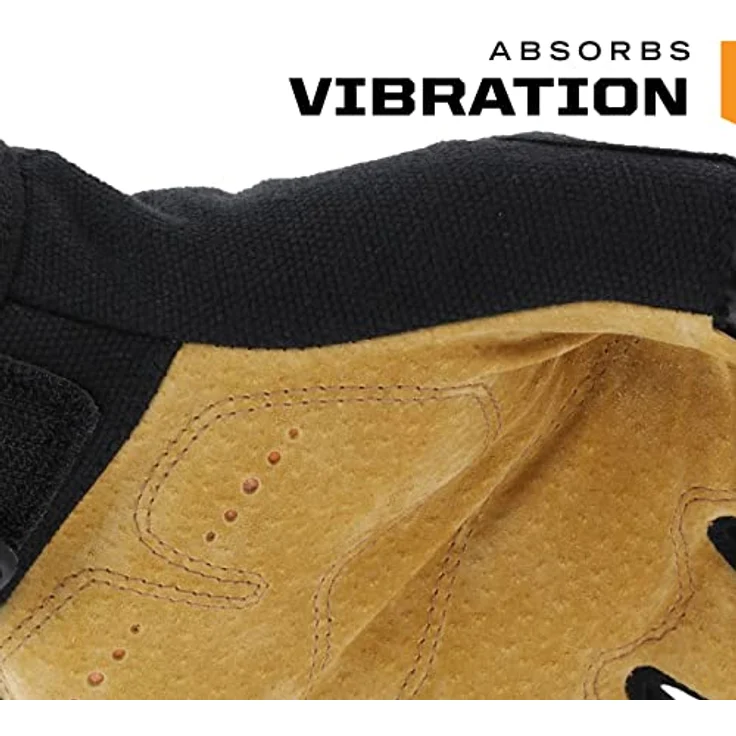 Mechanix Wear Handschuhe M-Pact, Leder-Handschuhe, Braun/Schwarz, Aufprallschutz, D3O-Handflächenpolsterung, Größe 11/XXL – Bild 3