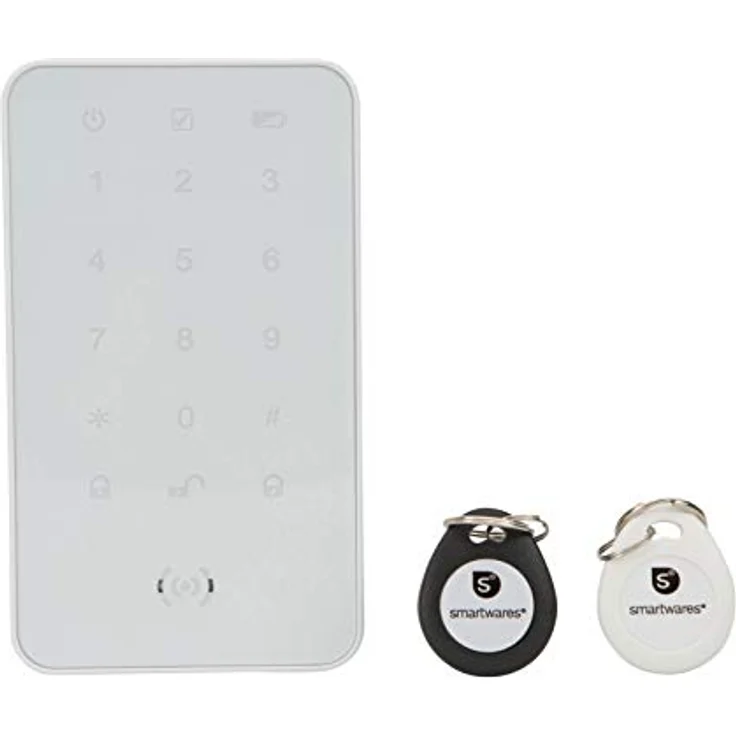 Smartwares SA78C Funk-Tastatur/Keypad & 2 NFC Tags für Alarmsysteme – Bild 1