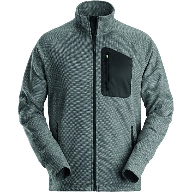 Snickers Workwear FlexiWork 8042, Arbeitsjacke aus 100% Polyester Mesh-Fleece mit Daumenlöchern, XL