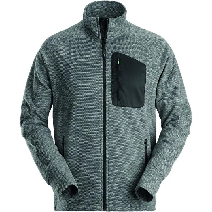 Snickers Workwear FlexiWork 8042, Arbeitsjacke aus 100% Polyester Mesh-Fleece mit Daumenlöchern, XL