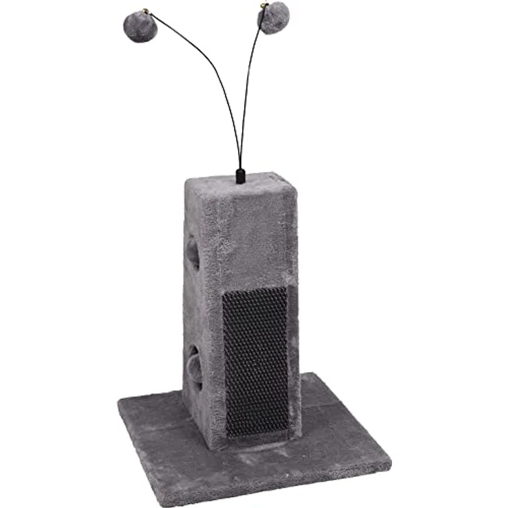 Flamingo F Kratzbaum, groß, grau, 35 x 35 x 68 cm