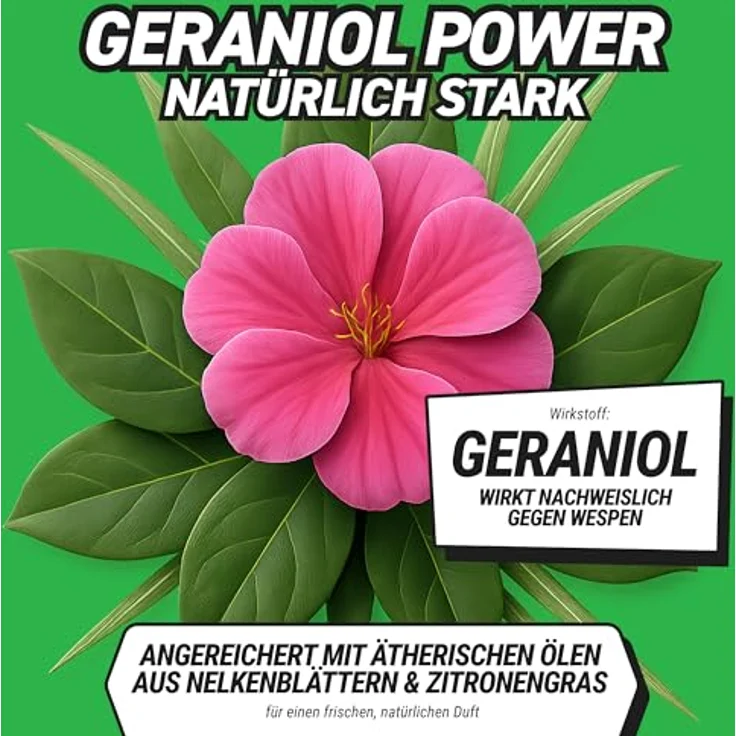RepellShield® Geraniol Wespenspray, 100ml - Natürlicher Insektenschutz mit Zitrusduft, gegen Wespen und Hornissen – Bild 3