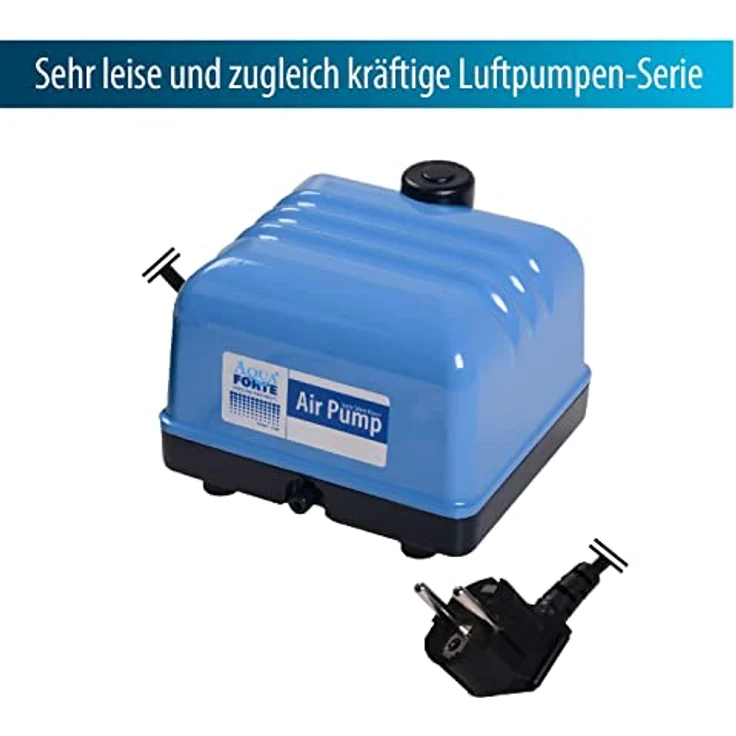 Aqua Forte Hi-Flow Luftpumpe V30FFP, 17 l/min (bei 1,2 m), 24,5x20x20,5 cm, blau – Bild 3