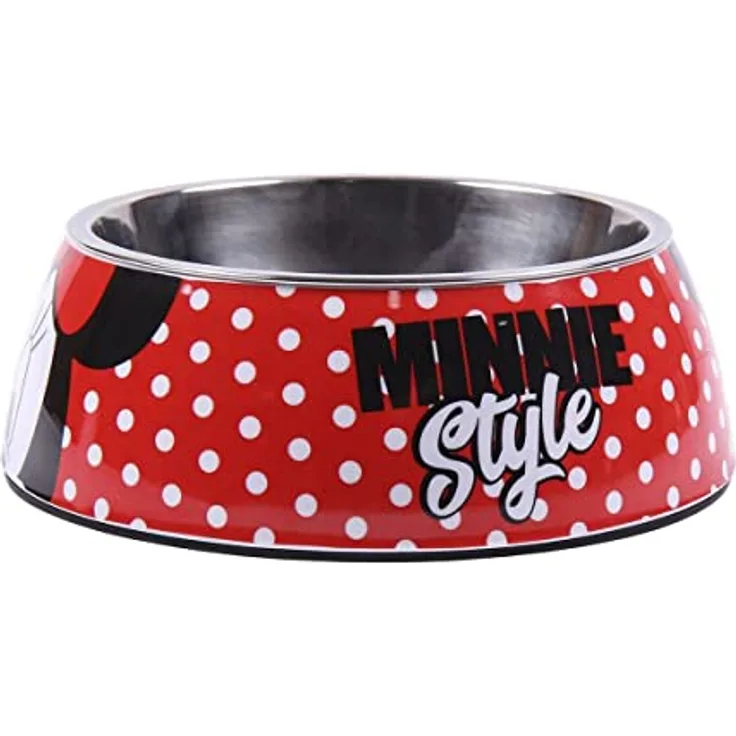CERDÁ LIFE'S LITTLE MOMENTS Katzen- und Hundenapf, Minnie Mouse, Offizielle Disney Lizenz, Mehrfarbig, Größe S