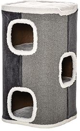 PawHut Kratztonne für Katzen (3 Ebenen)
