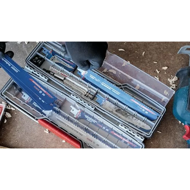 Bosch PRO Tough Box Small für Zubehör, robuste Aufbewahrungslösung 43 x 87 x 210 mm, 2607011825 – Bild 5