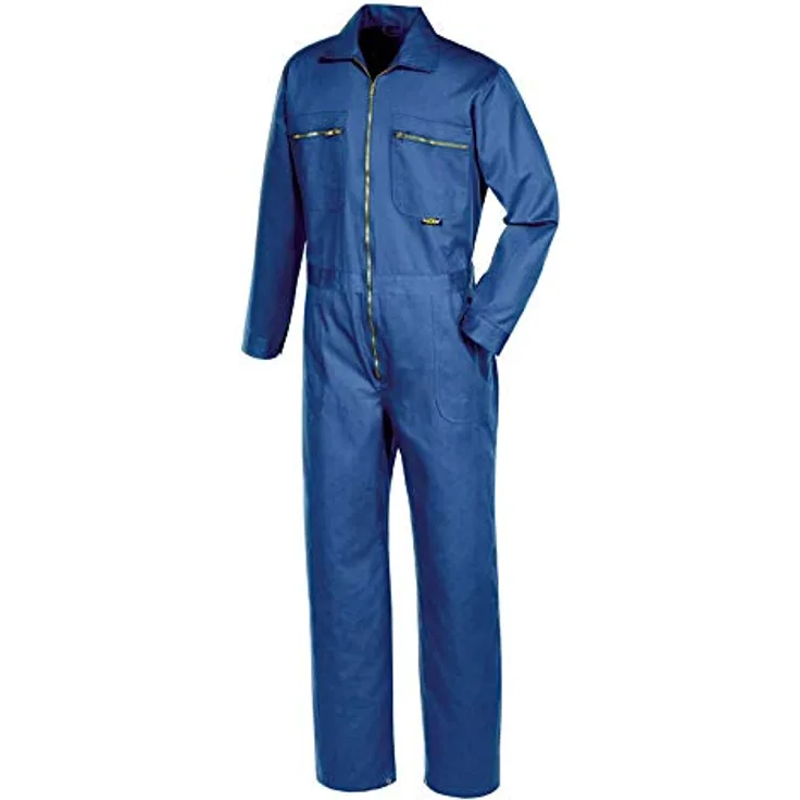 teXXor Overall Basic, Arbeitsoverall Anzug, kornblau, diverse Taschen, ÖKO-Tex Standard 100, verstärkte Nähte