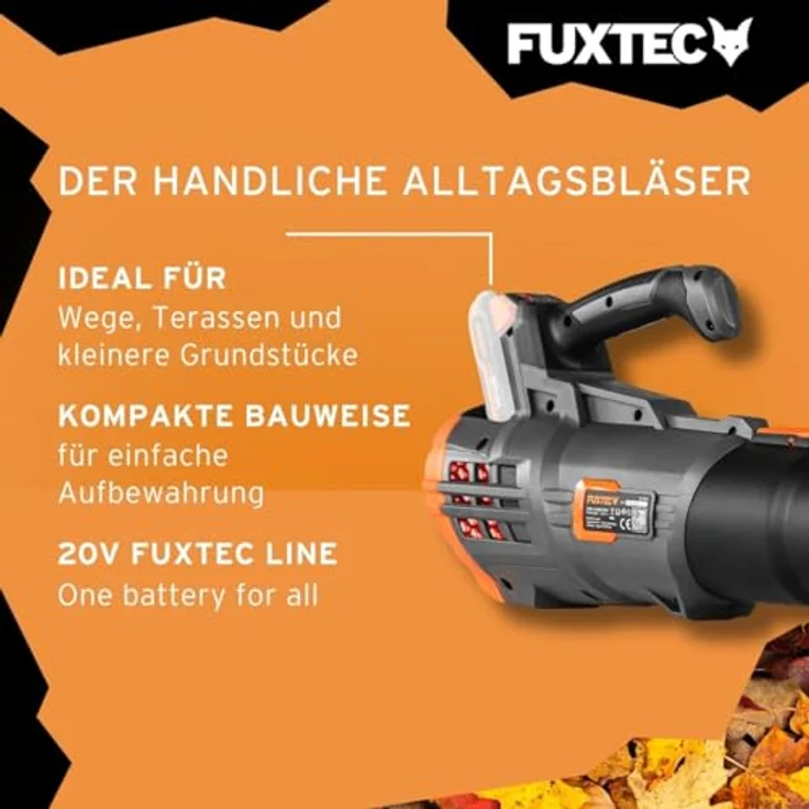 20V Akku Laubbläser FX-E1LB20 FUXTEC - ohne Akku-Ladegerät – Bild 6