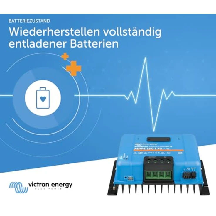 Victron Energy SmartSolar MPPT Tr 150V 70 Amp 12/24/36/48-Volt Solar Laderegler (Bluetooth) – Bild 3