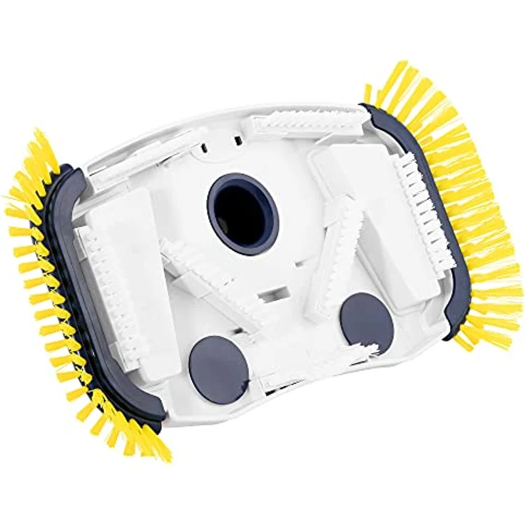 Zelsius Poolbürste mit 7 unteren und 4 seitlichen Bürsten | rechteckig | Pool Bodenreiniger für Ø 32/38 mm Schlauch | Bodensauger, Poolsauger, Reinigungsbürste für Teleskopstange zur Poolreinigung – Bild 2
