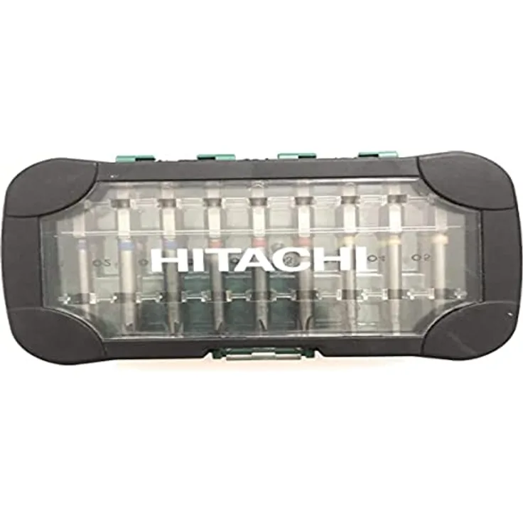 HiKOKI 750361, 18-teiliger Bitsatz, extra lang 75 mm, PH1-2-3, PZ1-2-3, flach 4.5-6.5, Hex 3-4-5, T10-15-20-25-27-30-40
