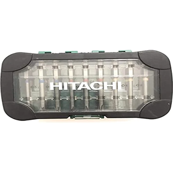 HiKOKI 750361, 18-teiliger Bitsatz, extra lang 75 mm, PH1-2-3, PZ1-2-3, flach 4.5-6.5, Hex 3-4-5, T10-15-20-25-27-30-40