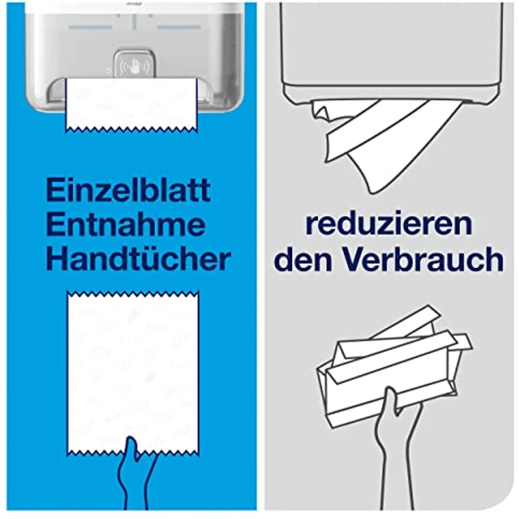 Tork Matic Sensorspender für Rollenhandtücher H1, berührungsfreies Händetrocknen, verstellbare Handtuchlänge, Elevation Design, Kunststoff – Bild 6