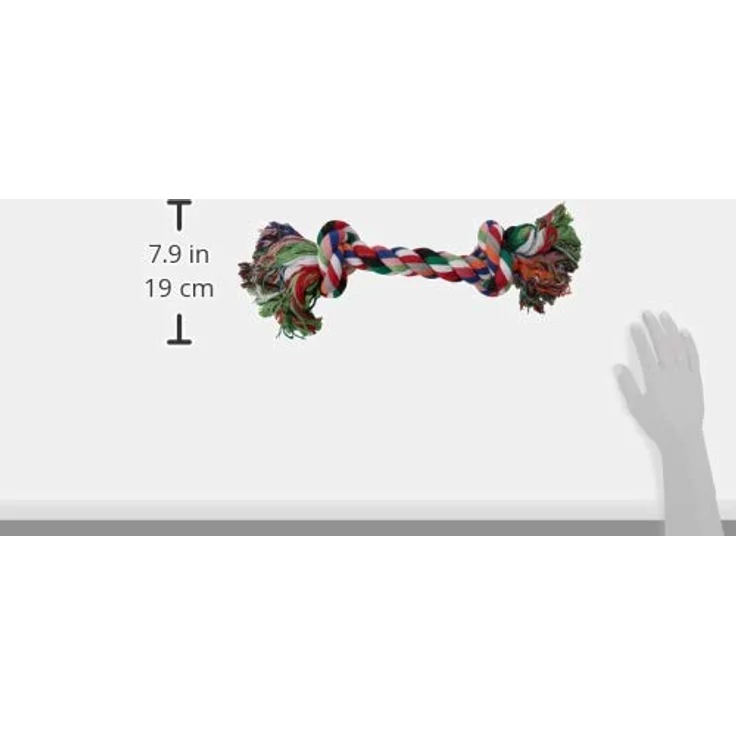 Kerbl Zahnknoten aus Baumwolle, ca. 48 cm / ca. 440 g – Bild 3