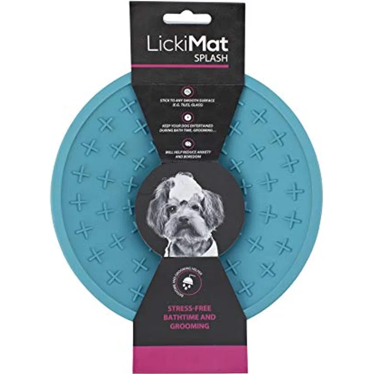 Procyon Hundebedarf Indus1 Licki Mat Splash Schleckmatte Leckerlischale, Einheitsgröße, neon grün – Bild 2