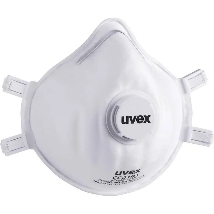 Uvex Safety silv-Air C2310, FFP3 Atemschutzmaske für Feinstaub, 15er Pack, hoher Tragekomfort