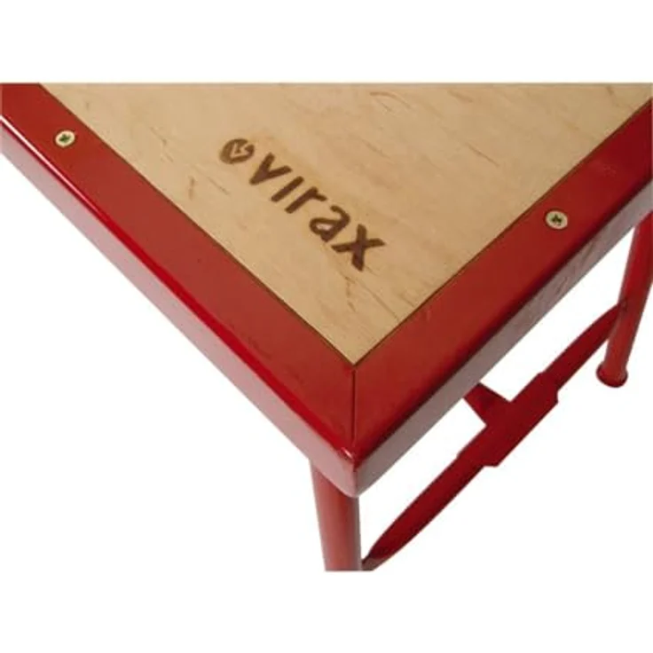 Virax 200910 Standard-Montagetisch, robuste Mehrschicht-Holzplatte mit Metallrahmen, bis 300 kg belastbar, leicht auf- und abbaubar – Bild 2