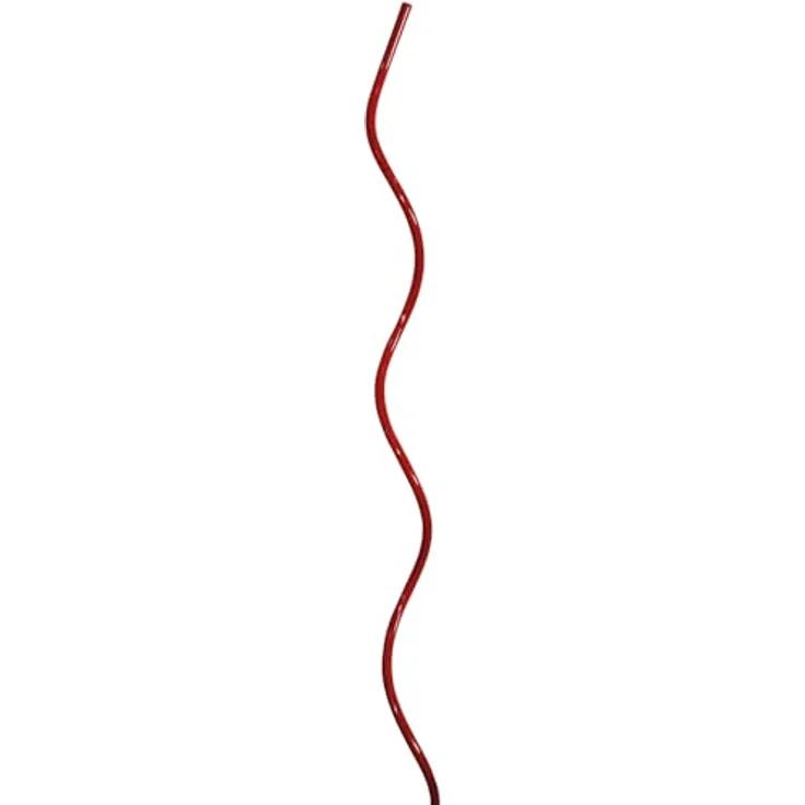 Bellissa Tomatenspirale, Rankhilfe 110 cm Ø 5 mm, rot beschichtet, langlebig und stabil – Bild 1