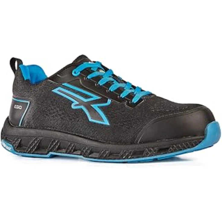 U-Group SRL Sicherheitsschuh Deon S1PS HI HRO FO SR, Gr. 41, blau, atmungsaktives U-KNIT-Obermaterial, FiberToe-Zehenschutzkappe, metallfrei – Bild 2