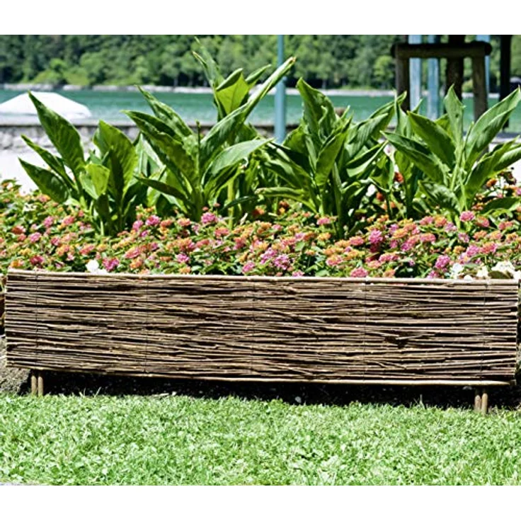 Beeteinfassung Weide gerade, 35 x 100 cm – Bild 3