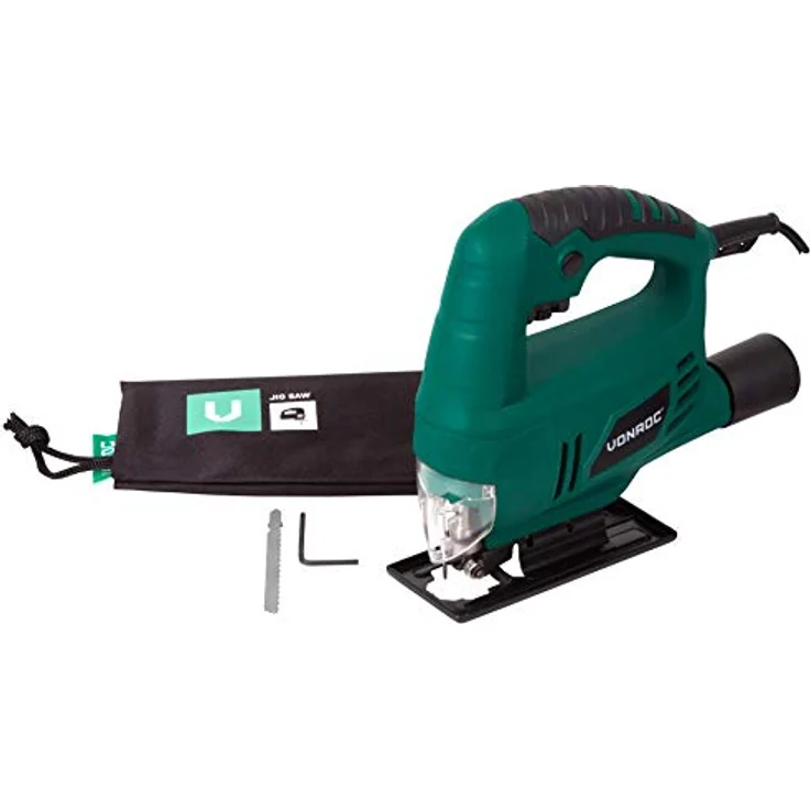 Vonroc - Stichsäge 550W, Inkl. Zubehör und Aufbewahrungstasche – Bild 10