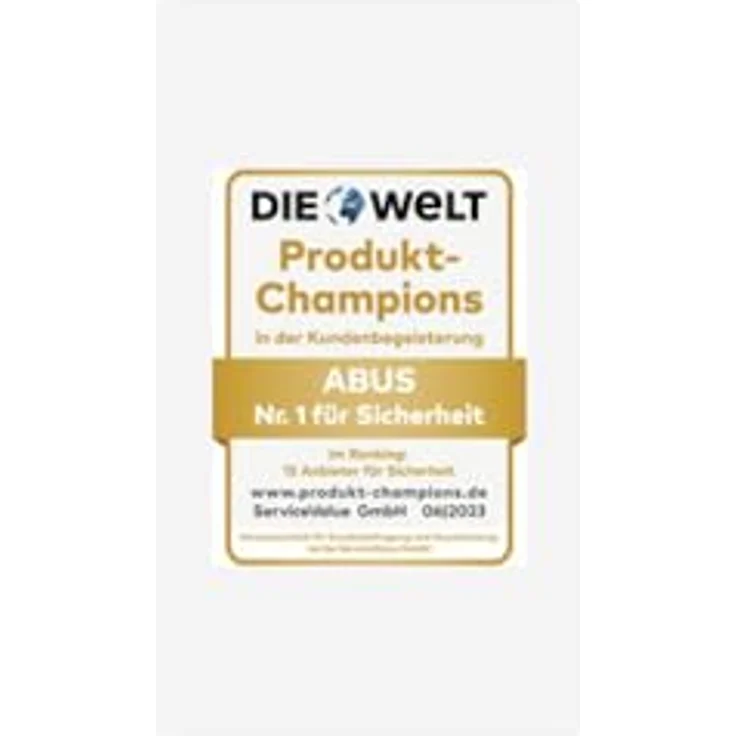 ABUS FG400, Abschließbarer Fenstergriff mit Druckzylinder und Schlüssel, Kindersicherung und Einbruchschutz, Sicherheitslevel 5, Schwarz – Bild 5