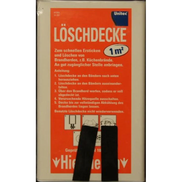 UNITEC 47044 Feuerlöschdecke – Bild 2