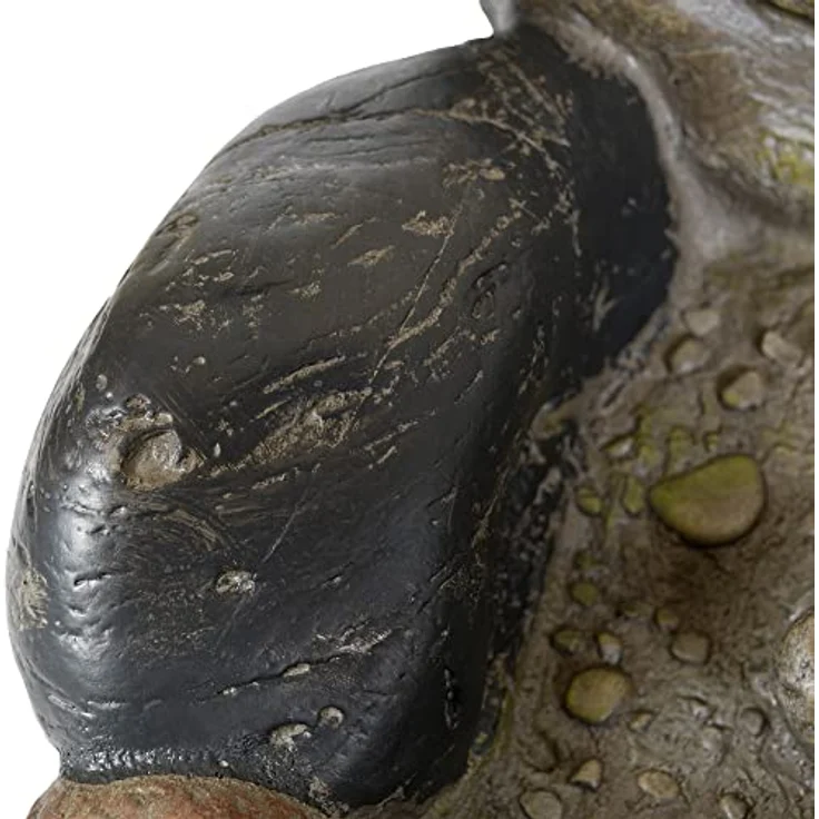 Köhko Wasserkaskaden Bachlauf, 75 cm, erweiterbare Mündungsschale aus witterungsbeständigem Polyresin mit naturgetreuen Stein-Optiken – Bild 5