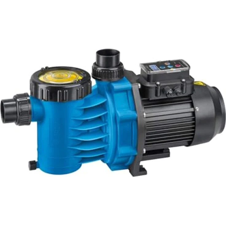 Speck Pumpen BADU Alpha Eco Soft, Filterpumpe für Schwimmbad mit variablen Leistungsstufen und integriertem Fasernfänger – Bild 2