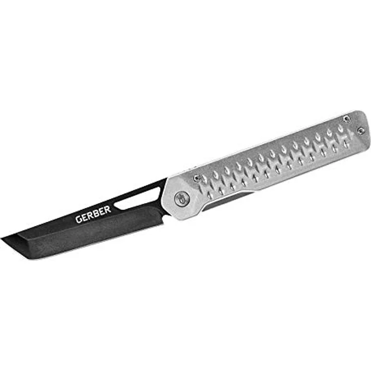 Gerber Taschenklappmesser mit Taschenclip, Klingenlänge: 8,8 cm, Ayako Folding Pocket, Silber/Schwarz, Rostfreier Stahl, 30-001667 – Bild 3