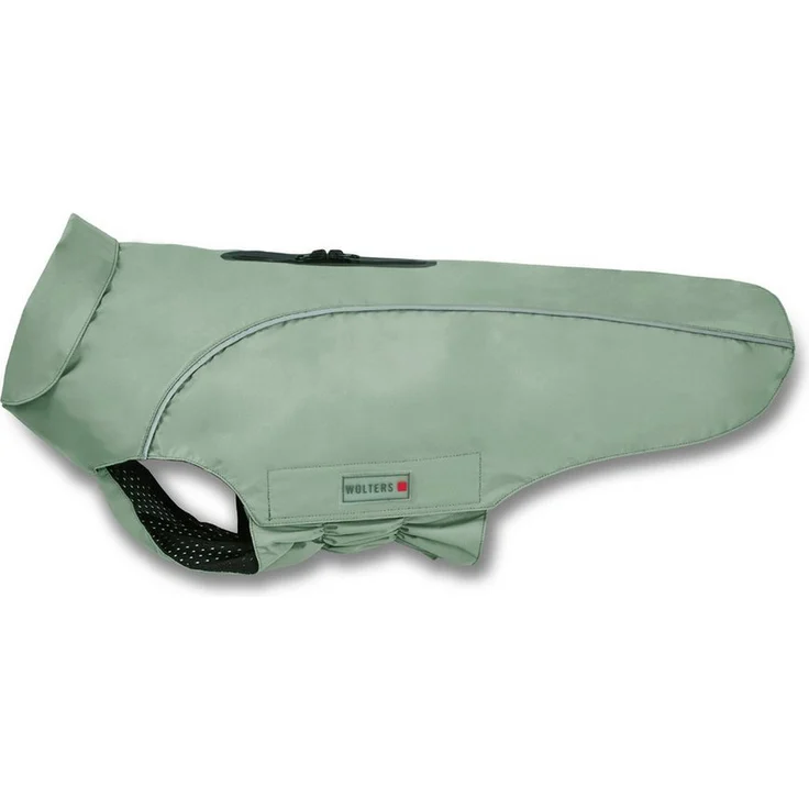 Wolters Hundemantel Regenjacke Easy Rain, wasserdicht bis Wassersäule 10.000 mm, reflektierend, schwarz – Bild 1