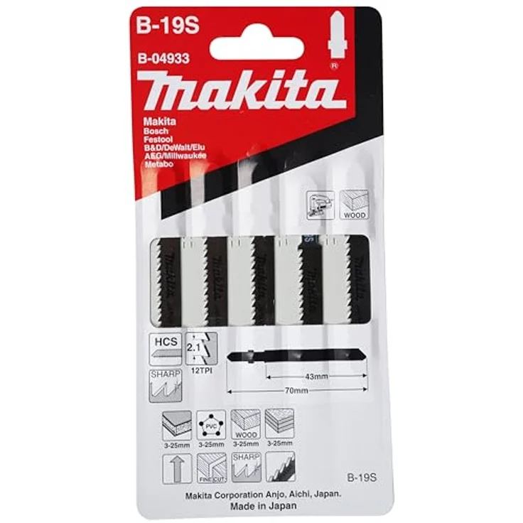 Makita STICHSAEGEBLATT B-50 HOLZ 5ST (B-06460) – Bild 2
