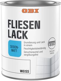 OBI Fliesenlack Weiß Seidenmatt 750 ml