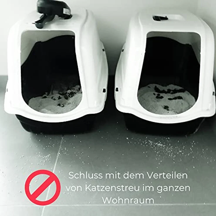 Katzenklo Matte Katzenstreu Katzentoilette Vorleger Unterleger Auffangmatte Grau Zaubermatte Vorlegematte – Bild 4