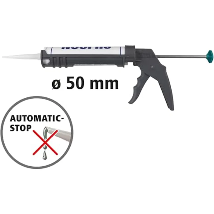 wolfcraft 1 MG 100 mechanische Kartuschenpresse 4351000 | Leichte Kartuschenpistole mit automatischer Tropf-Stopp-Funktion | Für 310 ml Kartuschen geeignet – Bild 3