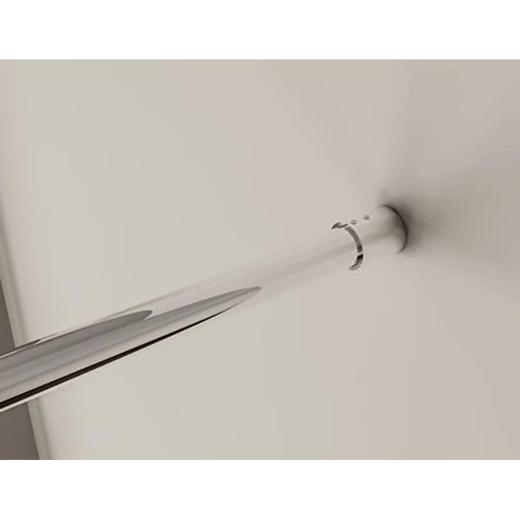Bernstein Walk-in-Dusche NT109, 8mm Klarglas mit Nano-Beschichtung, Chromprofil, inkl. Spritzschutz, wählbare Breite bis 120 cm, 200 cm hoch – Bild 9